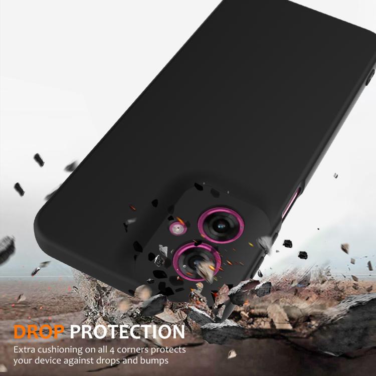 For Motorola Moto G55 5G Shockproof Silicone Magsafe Phone Case(Black) - free shipping - PMC TechLife - Order now!