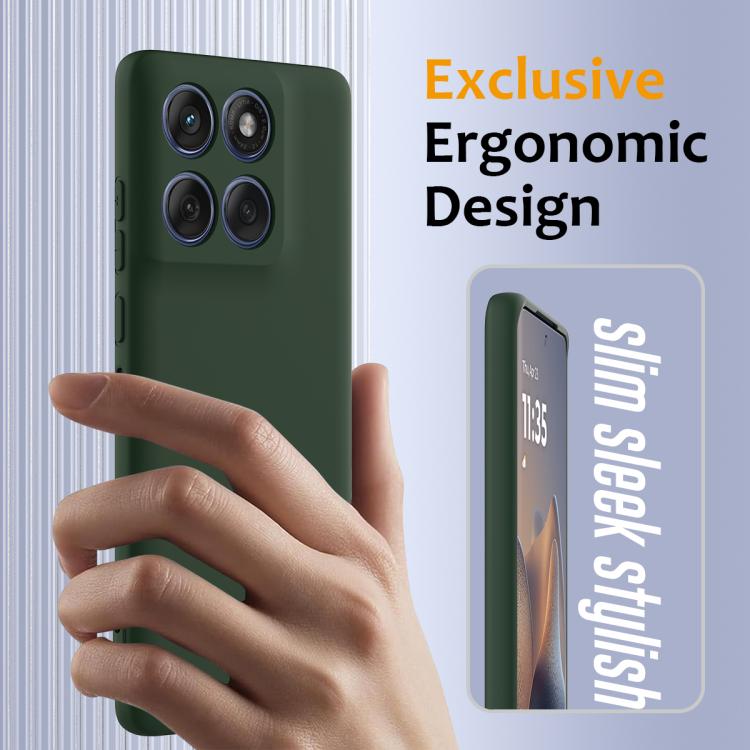 For Motorola Edge 60 Pro Shockproof Silicone Magsafe Phone Case(Dark Green) - free shipping - PMC TechLife - Order now!