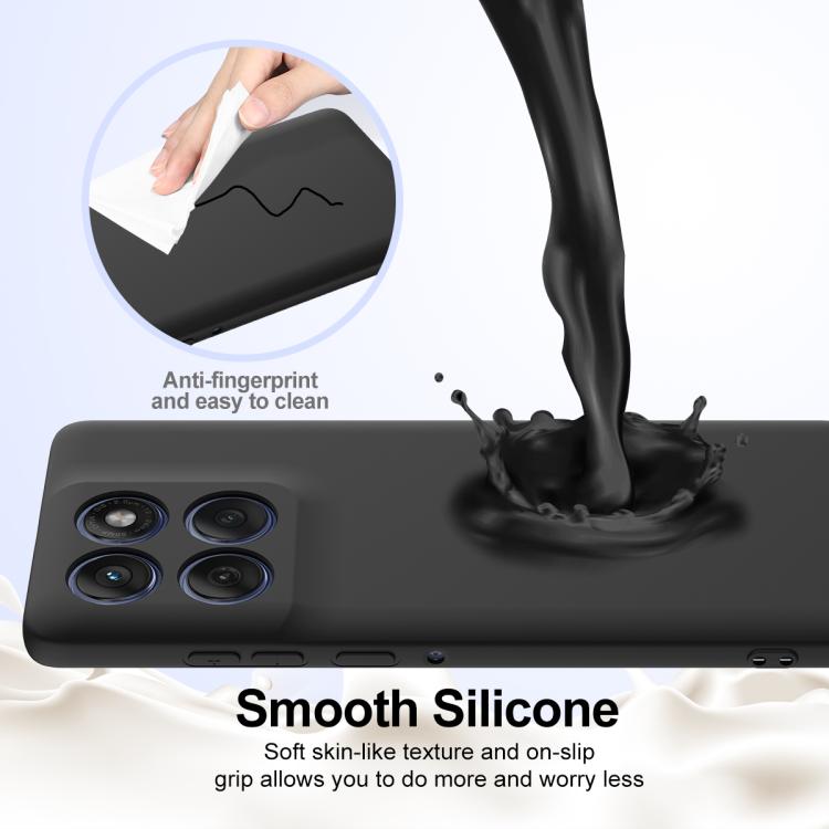 For Motorola Edge 2025 5G Shockproof Silicone Magsafe Phone Case(Black) - free shipping - PMC TechLife - Order now!
