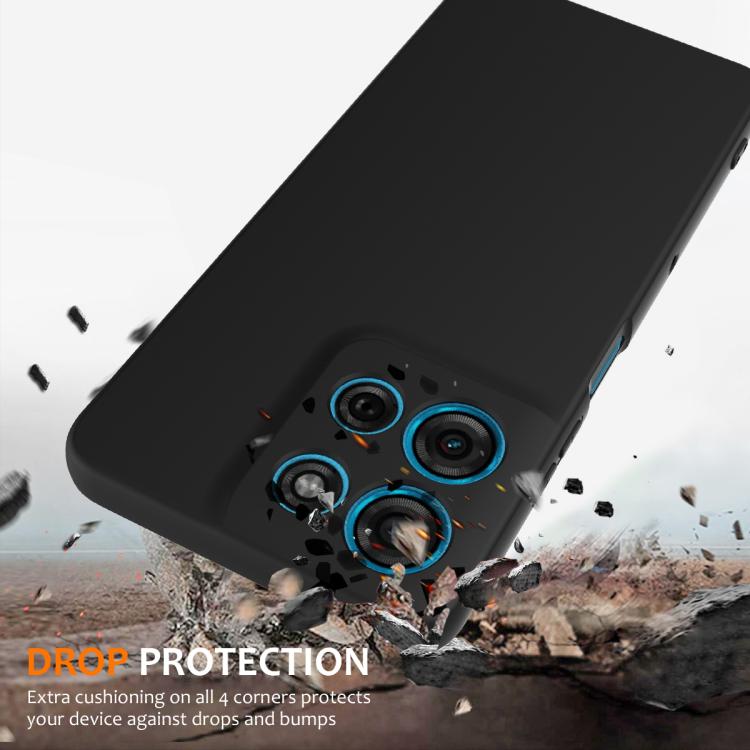 For Motorola Moto G86 5G Shockproof Silicone Magsafe Phone Case(Black) - free shipping - PMC TechLife - Order now!