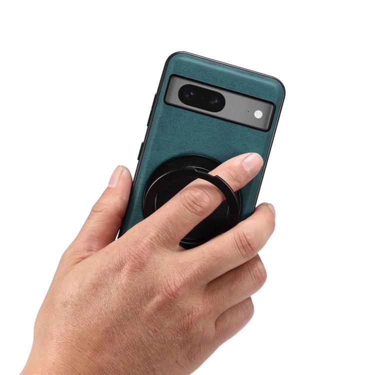 For Google Pixel 7 Denior A14 Skin Feel Rotating Holder MagSafe Phone Case(Black) - free shipping - PMC TechLife - Order now!
