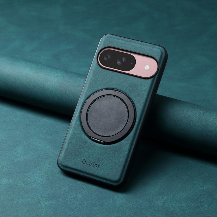 For Google Pixel 9 Denior A14 Skin Feel Rotating Holder MagSafe Phone Case(Blue) - free shipping - PMC TechLife - Order now!