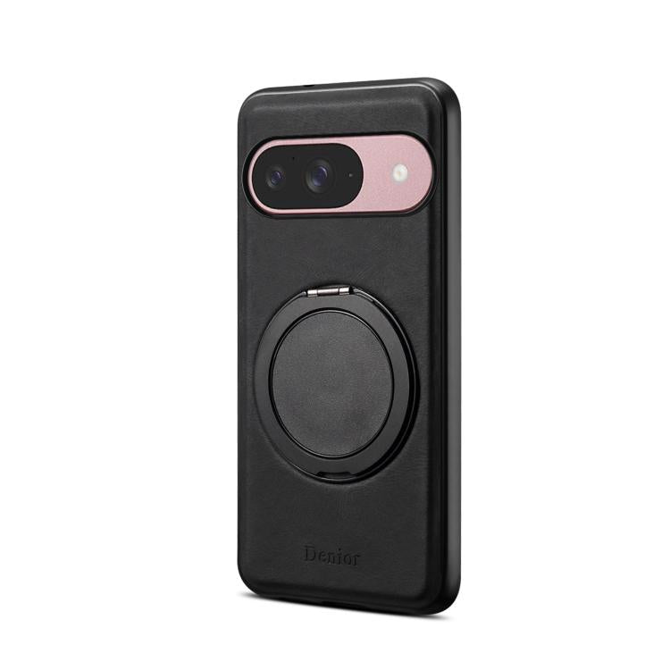 For Google Pixel 9 Denior A14 Skin Feel Rotating Holder MagSafe Phone Case(Black) - free shipping - PMC TechLife - Order now!