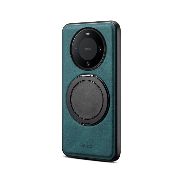 For Huawei Mate 60 Denior A14 Skin Feel Rotating Holder MagSafe Phone Case(Blue) - Huawei Cases by Denior | Online Shopping South Africa | PMC TechLife | Buy Now Pay Later Mobicred