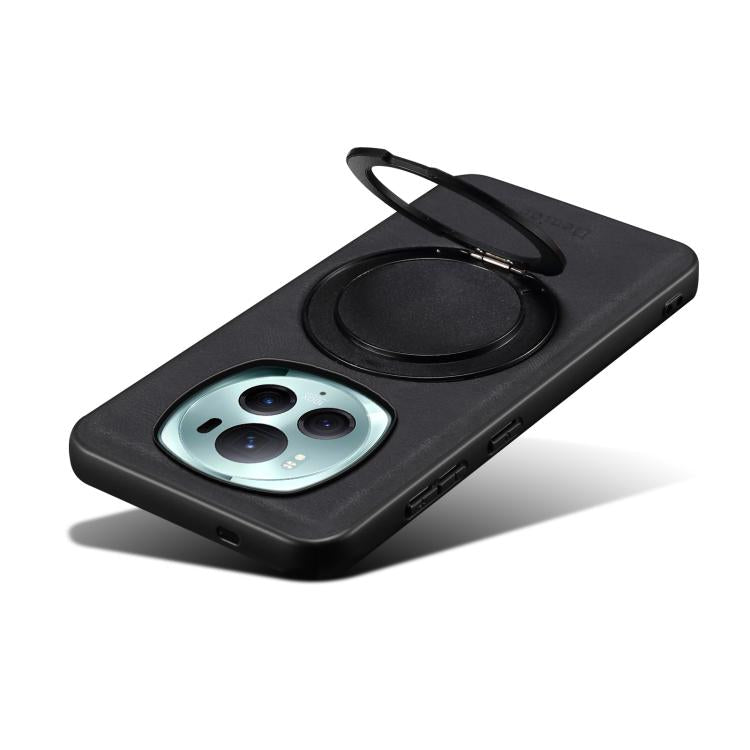 For Honor Magic6 Pro Denior A14 Skin Feel Rotating Holder MagSafe Phone Case(Black) - free shipping - PMC TechLife - Order now!
