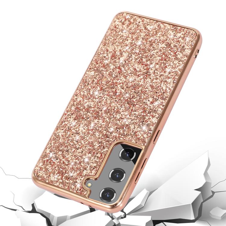 For Samsung Galaxy S25 5G Glitter Powder Shockproof TPU Phone Case(Red) - free shipping - PMC Jewellery - Order now!