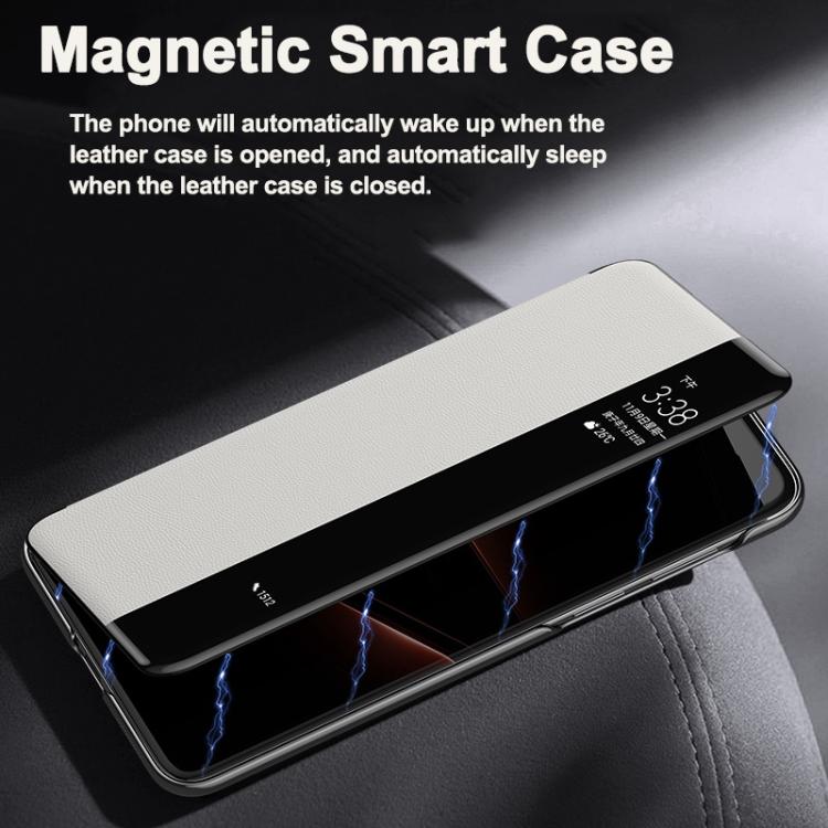 For Huawei Pura 70 Smart View Window Imitation Ultimate Design Phone Case(Red) - Huawei Cases by PMC TechLife | Online Shopping South Africa | PMC TechLife | Buy Now Pay Later Mobicred