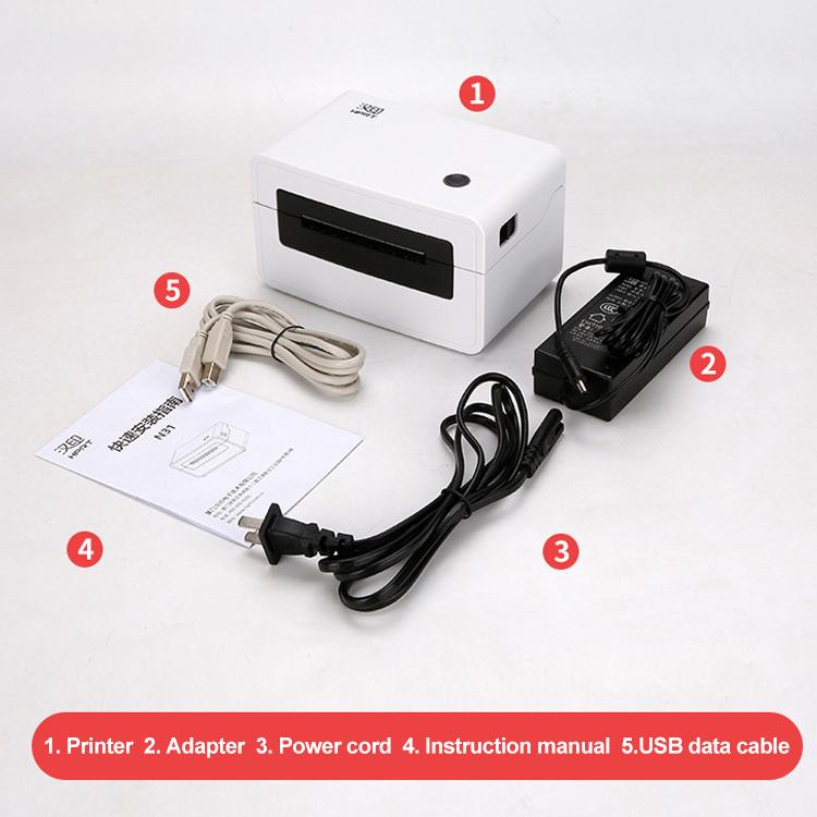 HPRT N31C Computer Version Express Electronic Waybill Printer, Plug:UK Plug(White) - free shipping - PMC TechLife - Order now!