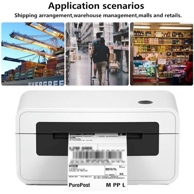 HPRT N41 Computer Version Express Electronic Waybill Printer, Plug:UK Plug(White) - Printer by PMC TechLife | Online Shopping South Africa | PMC TechLife | Buy Now Pay Later Mobicred