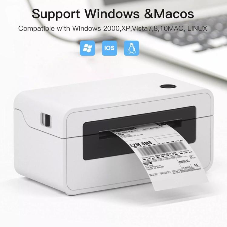HPRT N41 Bluetooth Version Express Electronic Waybill Printer, Plug:EU Plug(White) - free shipping - PMC TechLife - Order now!