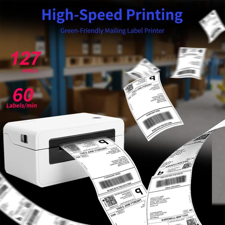 HPRT N41 Bluetooth Version Express Electronic Waybill Printer, Plug:UK Plug(White) - Receipt Printers by PMC TechLife | Online Shopping South Africa | PMC TechLife | Buy Now Pay Later Mobicred