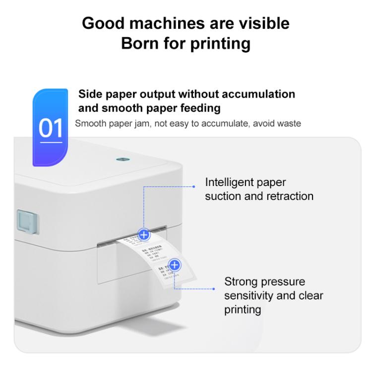 HPRT D35 Computer Version Express Electronic Waybill Printer, Plug:UK Plug(White) - Printer by PMC TechLife | Online Shopping South Africa | PMC TechLife | Buy Now Pay Later Mobicred