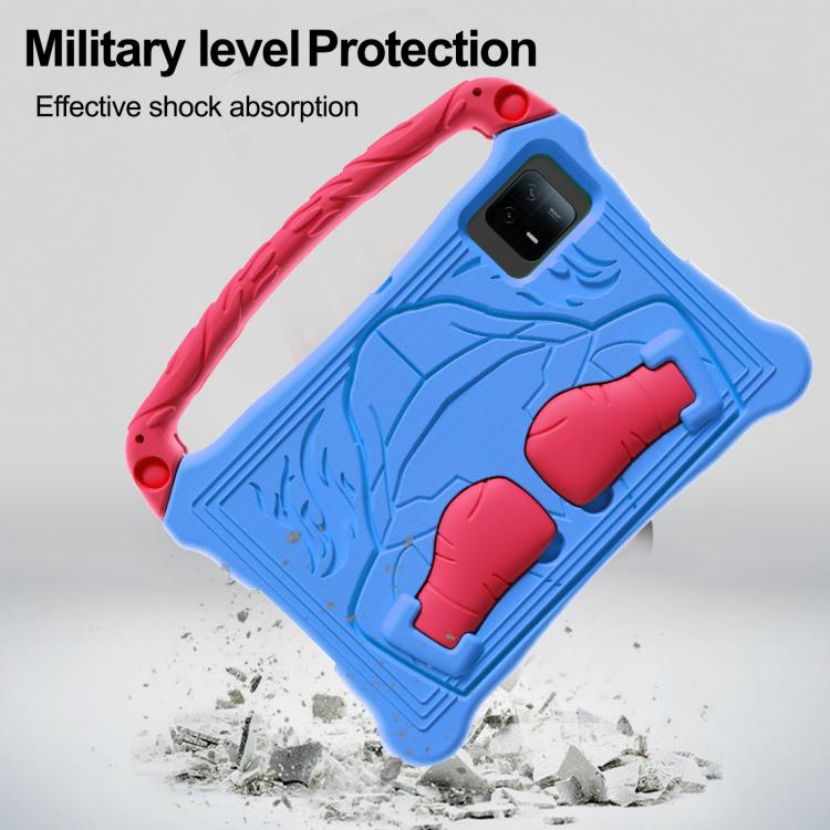 For Huawei MatePad SE 11 2024 Boxing Series Kickstand EVA Shockproof Tablet Case with Shoulder Strap(Blue Red) - free shipping - PMC TechLife - Order now!