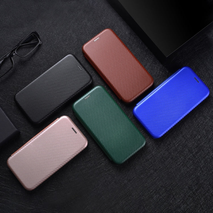 For Samsung Galaxy Note10 Plus Carbon Fiber Texture Horizontal Flip TPU + PC + PU Leather Case with Card Slot(Black) - Galaxy Phone Cases by PMC TechLife | Online Shopping South Africa | PMC TechLife