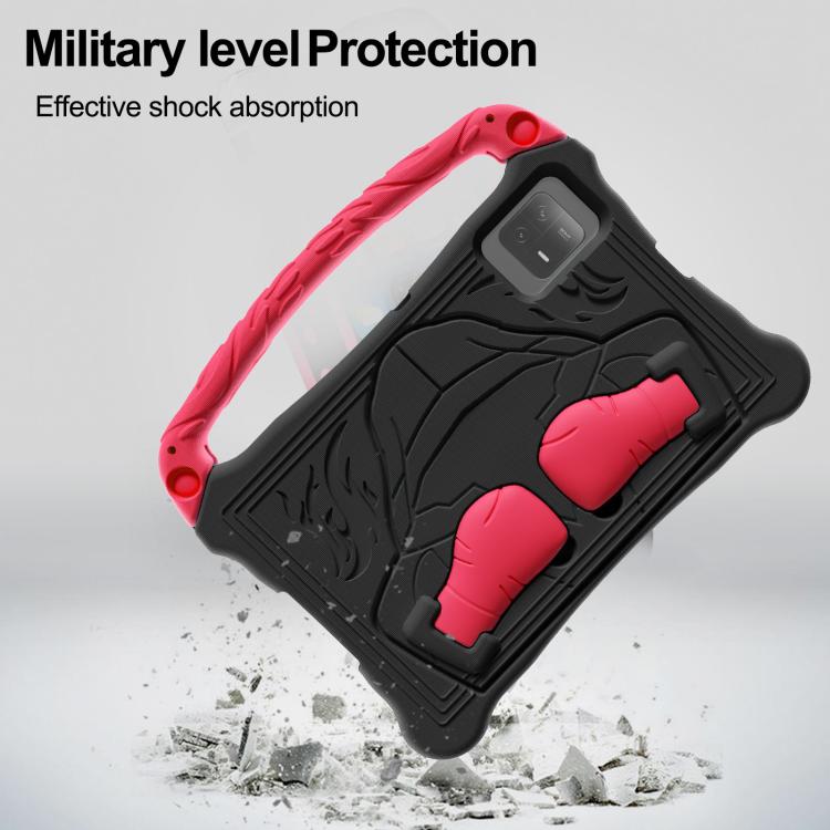 For Honor Pad X8a 11 inch Boxing Series Kickstand EVA Shockproof Tablet Case with Shoulder Strap(Black Red) - Honor by PMC TechLife | Online Shopping South Africa | PMC TechLife | Buy Now Pay Later Mobicred