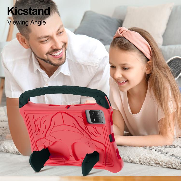 For Honor Pad X8a 11 inch Boxing Series Kickstand EVA Shockproof Tablet Case with Shoulder Strap(Red Black) - Honor by PMC TechLife | Online Shopping South Africa | PMC TechLife | Buy Now Pay Later Mobicred