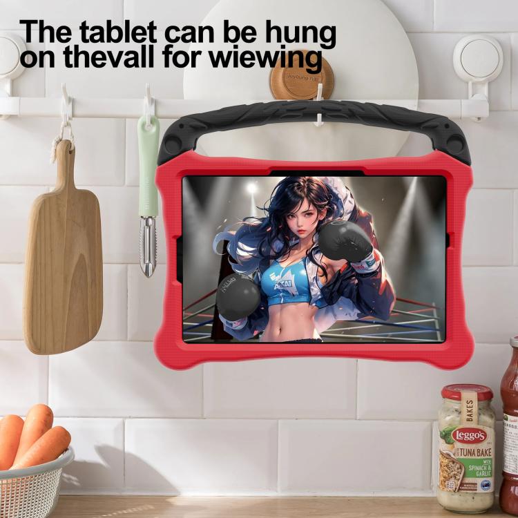 For Honor Tablet V7 11 inch Boxing Series Kickstand EVA Shockproof Tablet Case with Shoulder Strap(Red Black) - Honor by PMC TechLife | Online Shopping South Africa | PMC TechLife | Buy Now Pay Later Mobicred