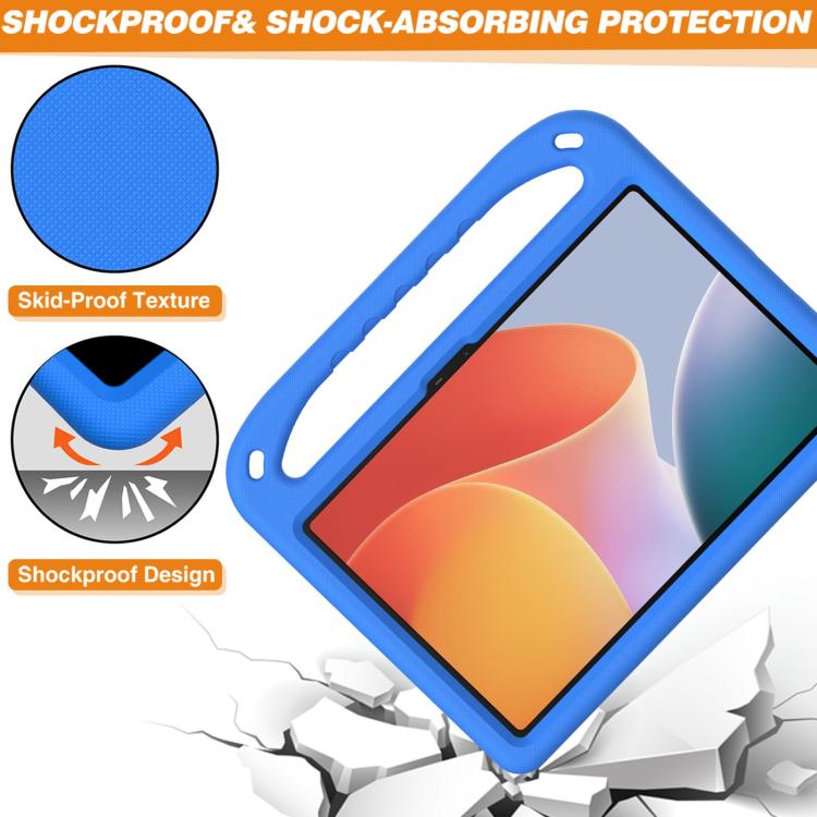 For Infinix Xpad 11 2024 Handle EVA Shockproof Tablet Case with Holder(Blue) - Others by PMC TechLife | Online Shopping South Africa | PMC TechLife | Buy Now Pay Later Mobicred
