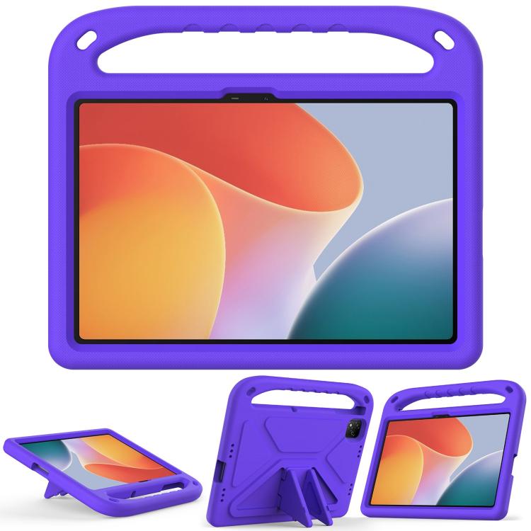 For Infinix Xpad 11 2024 Handle EVA Shockproof Tablet Case with Holder(Purple) - free shipping - PMC TechLife - Order now!