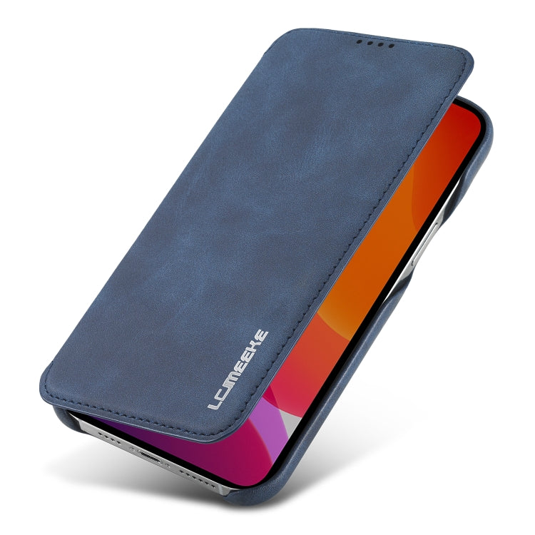For iPhone 12 Pro Max LC.IMEEKE Hon Ancient Series Horizontal Flip Leather Case with Holder & Card Slot(Blue) - iPhone 12 Pro Max Cases by LC.IMEEKE | Online Shopping South Africa | PMC TechLife | Buy Now Pay Later Mobicred