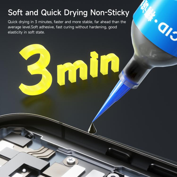 JCID Tough Process Adhesive, Capacity:30ml(Black) - free shipping - PMC TechLife - Order now!