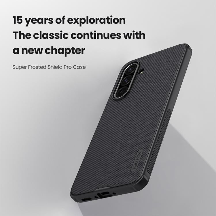 For Samsung Galaxy A36 5G NILLKIN Super Frosted Shield Pro PC + TPU Phone Case(Green) - Galaxy Phone Cases by NILLKIN | Online Shopping South Africa | PMc TechLife | Buy Now Pay Later Mobicred