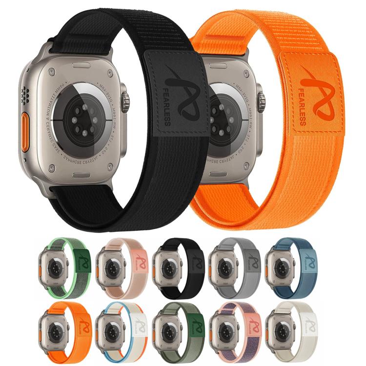 For Apple Watch 42mm / 41mm / 40mm / 38mm Fearless Trail Loop Nylon Band(Grey) - free shipping - PMc TechLife - Order now!