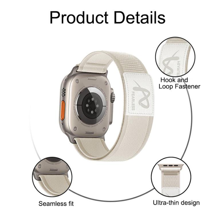 For Apple Watch 42mm / 41mm / 40mm / 38mm Fearless Trail Loop Nylon Band(Blue) - free shipping - PMc TechLife - Order now!