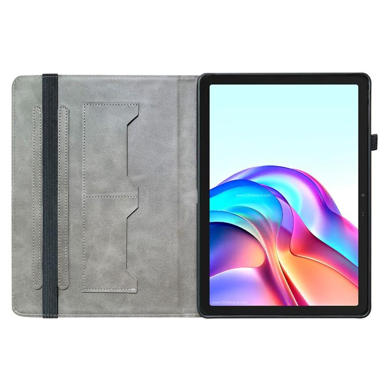 For Tecno Megapad 11 Crystal Texture Painted Leather Tablet Case(Cat Reflection Tiger) - Others by PMC TechLife | Online Shopping South Africa | PMC TechLife | Buy Now Pay Later Mobicred