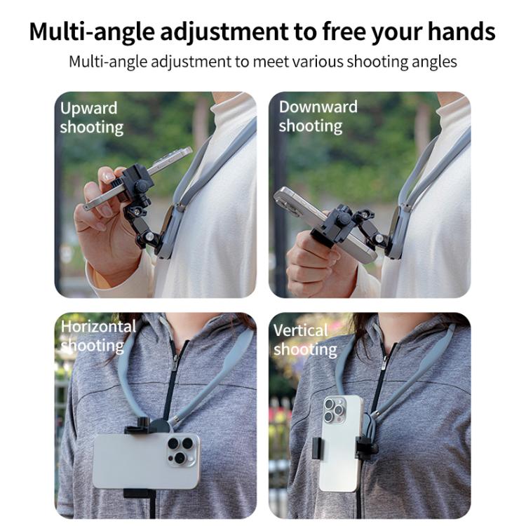 Magnetic Neck Mount Anti-shake Bracket, Type:3 in 1 1/4 Adapter - free shipping - PMC TechLife - Order now!