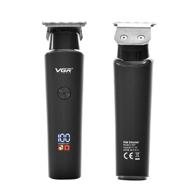 VGR V-937 LED Digital Display Salon USB Electric Hair Clipper(Black) - free shipping - PMC TechLife - Order now!