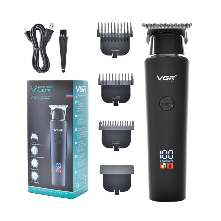 VGR V-937 LED Digital Display Salon USB Electric Hair Clipper(Black) - free shipping - PMC TechLife - Order now!