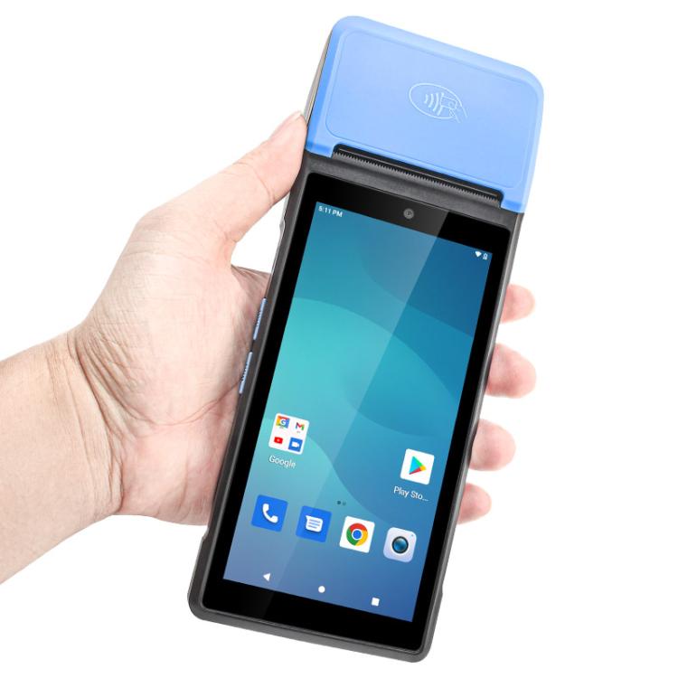 UNIWA V6P Thermal Label Printer Handheld PDA, 2GB+16GB, 5.45 inch Android 12 Mediatek MT6761 Quad Core, NFC, Network: 4G, Plug:US Plug(Black Blue) - free shipping - PMc TechLife - Order now!