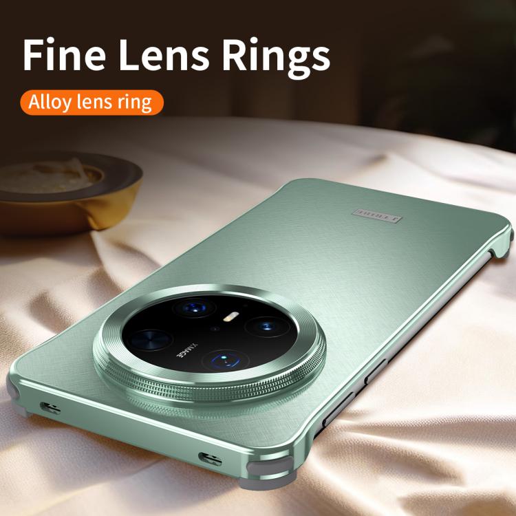 For Huawei Mate 70 Micro Frosted Metal Phone Case(Green) - Huawei Cases by PMC TechLife | Online Shopping South Africa | PMC TechLife | Buy Now Pay Later Mobicred