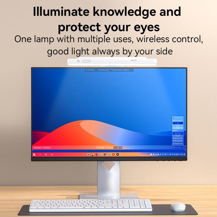 Yesido DH11 Borderless Wireless Reading Light(White) - free shipping - PMc TechLife - Order now!