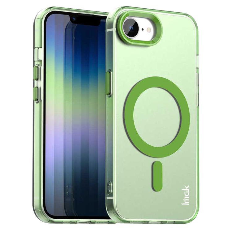 For iPhone 16e IMAK Candy Series Shockproof MagSafe Phone Case(Green) - iPhone 16e Cases by imak | Online Shopping South Africa | PMC TechLife | Buy Now Pay Later Mobicred