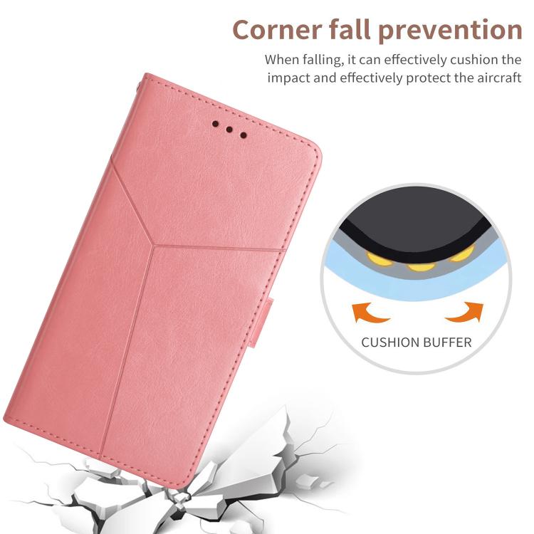 For Infinix Hot 60 Pro+ 4G Y-shaped Pattern Flip Leather Phone Case(Pink) - free shipping - PMC TechLife - Order now!