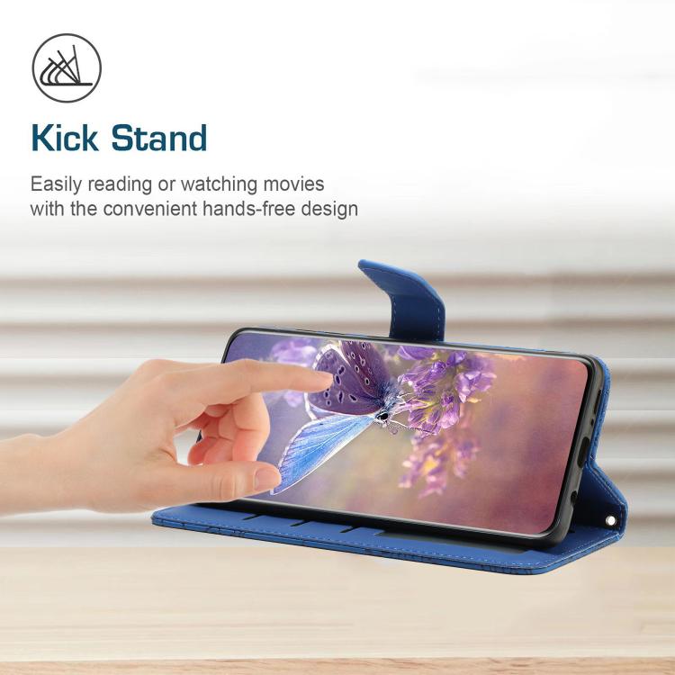 For Tecno Spark 40 4G Skin Feel Butterfly Embossed Flip Leather Phone Case(Blue) - free shipping - PMC TechLife - Order now!
