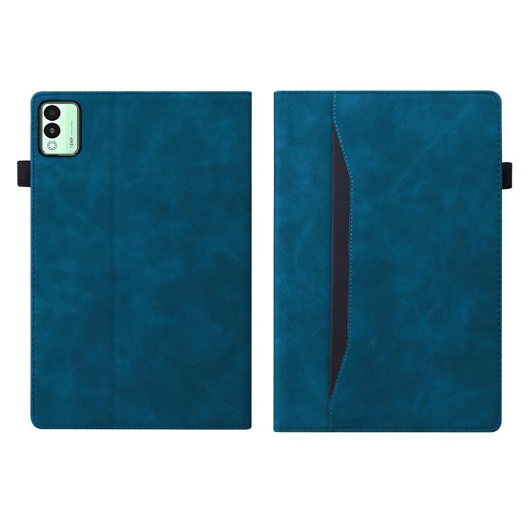 For Tecno Megapad 11 2024 Splicing Shockproof Leather Tablet Case(Blue) - Others by PMC TechLife | Online Shopping South Africa | PMC TechLife | Buy Now Pay Later Mobicred