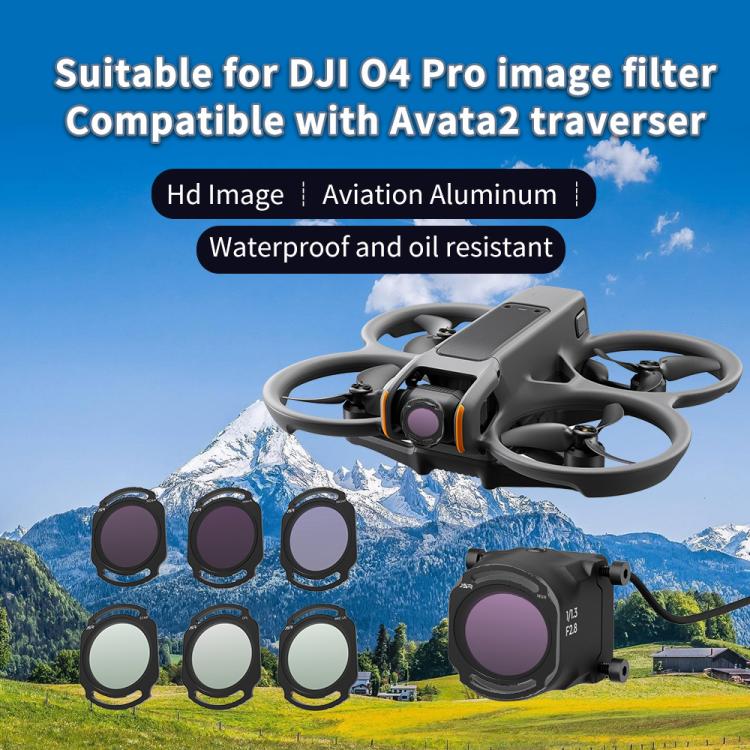 For DJI O4 Air Unit Pro / Avata 2 JSR YB Series Camera Lens Filter, Filter:NIGHT - free shipping - PMC TechLife - Order now!