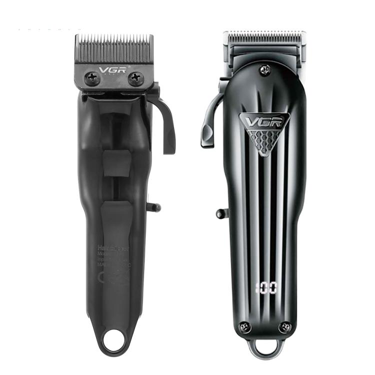 VGR VGR-282 4-gear Fine-tuning Digital Display USB Electric Hair Clipper(Black) - free shipping - PMC TechLife - Order now!