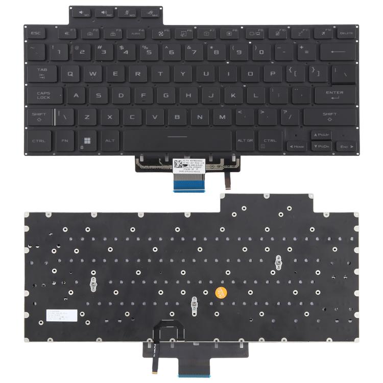 US Version Backlit Laptop Keyboard for Asus Zephyrus ROG 16 G16 GA503 15 GU603 GU603H(Black) - Replacement Keyboards by PMc TechLife | Online Shopping South Africa | PMc TechLife | Buy Now Pay Later Mobicred