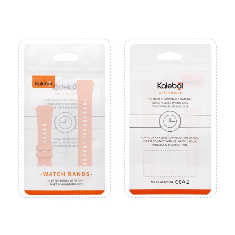 Kalebol 18mm Universal Diamond Embossed Silicone Strap(Yellow) - free shipping - PMc TechLife - Order now!