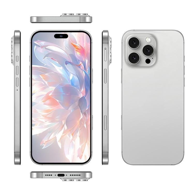 A88 / i16 Pro Max, 2GB+16GB, 6.6 inch Android 8.1 MTK6580A Quad Core, OTG, Network: 3G, Dual SIM, Plug:EU Plug(Titanium White) - free shipping - PMc TechLife - Order now!