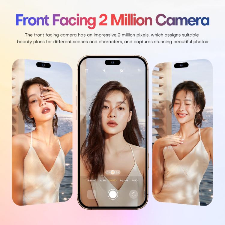 A88 / i16 Pro Max, 2GB+16GB, 6.6 inch Android 8.1 MTK6580A Quad Core, OTG, Network: 3G, Dual SIM, Plug:US Plug(Titanium Grey) - free shipping - PMc TechLife - Order now!