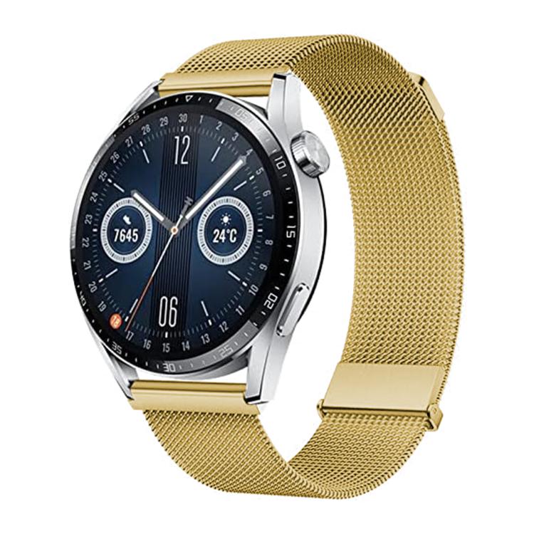 Kalebol 20mm Universal Loop Double Magnetic Buckle Milanese Strap(Gold) - free shipping - PMc TechLife - Order now!
