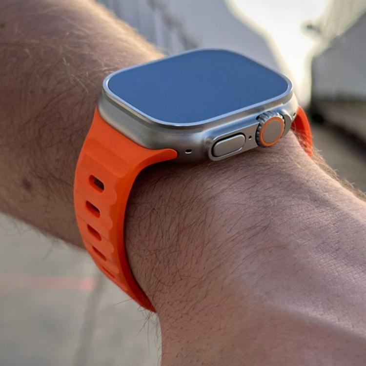 For Apple Watch 42mm / 41mm / 40mm / 38mm Kalebol Sport Silicone Strap(Cloudy Grey) - Watch Bands by Kalebol | Online Shopping South Africa | PMC TechLife | Buy Now Pay Later Mobicred