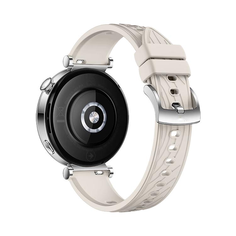 Kalebol 18mm Universal Textured Silicone Silver Buckle Strap(Starlight) - free shipping - PMc TechLife - Order now!