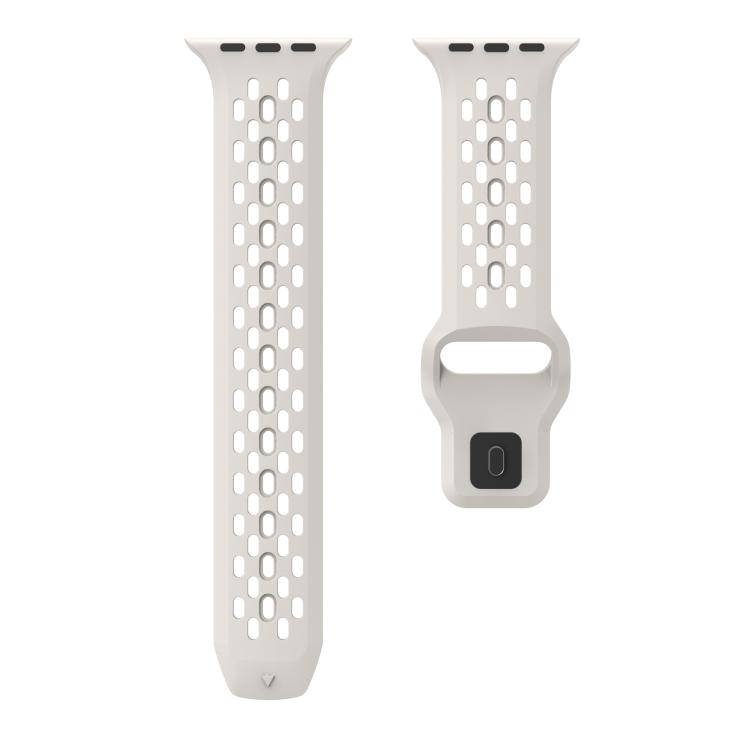 For Apple Watch 46mm / 49mm / 45mm / 44mm Kalebol Mesh Reverse Buckle Silicone Strap(Starlight) - Watch Bands by Kalebol | Online Shopping South Africa | PMC TechLife | Buy Now Pay Later Mobicred