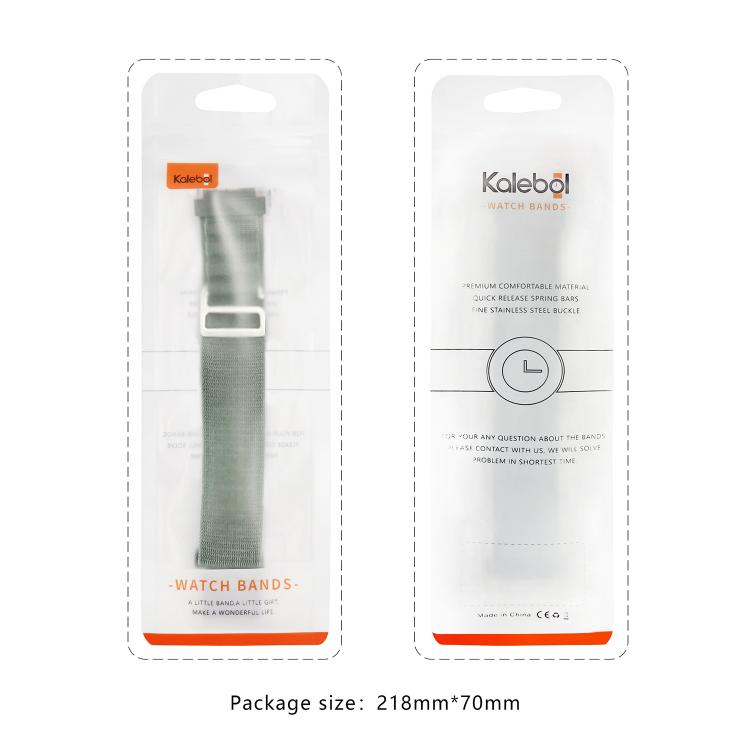 For Apple Watch 46mm / 49mm / 45mm / 44mm Kalebol Aline Nylon Loop Watch Band(Pink Gradient) - Watch Bands by Kalebol | Online Shopping South Africa | PMC TechLife | Buy Now Pay Later Mobicred
